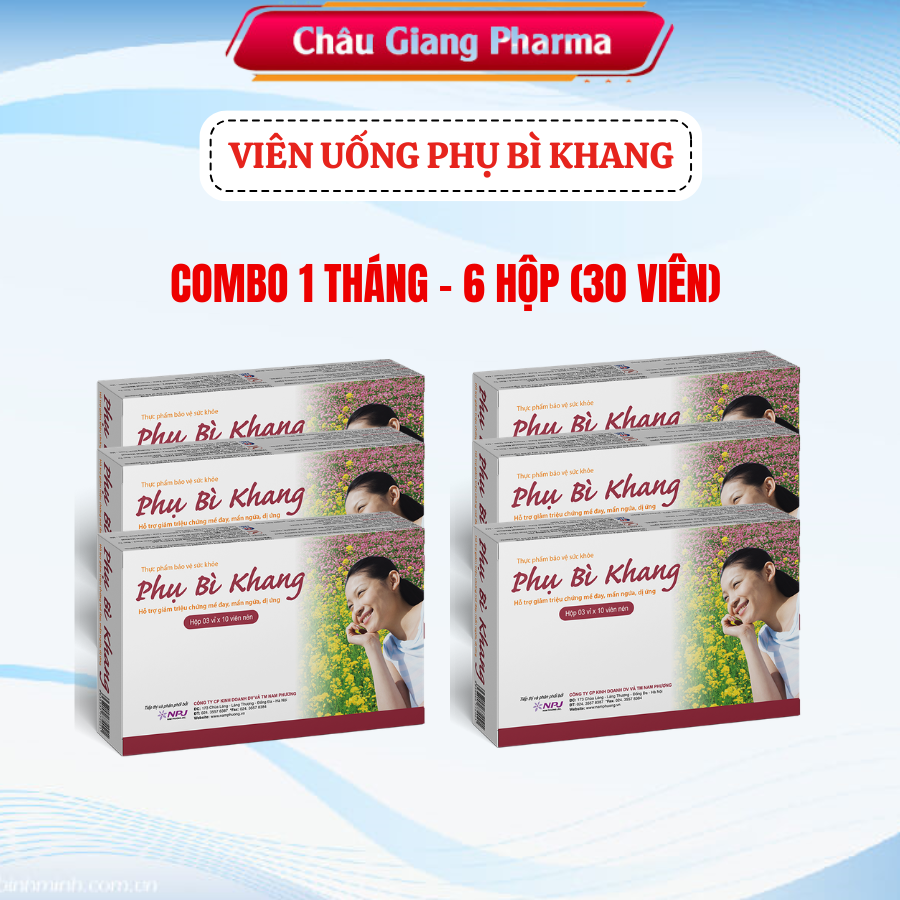  Combo 6 hộp Phụ Bì Khang 